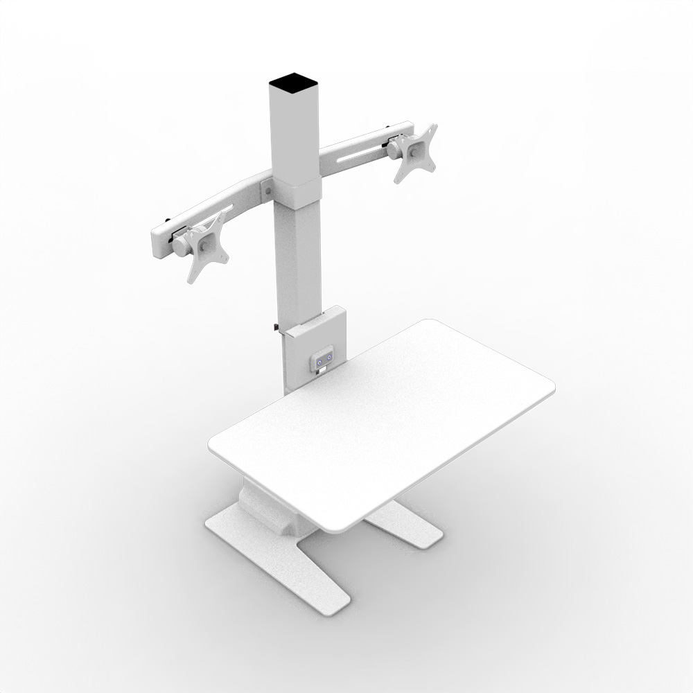 Electric-Sit-Stand-White